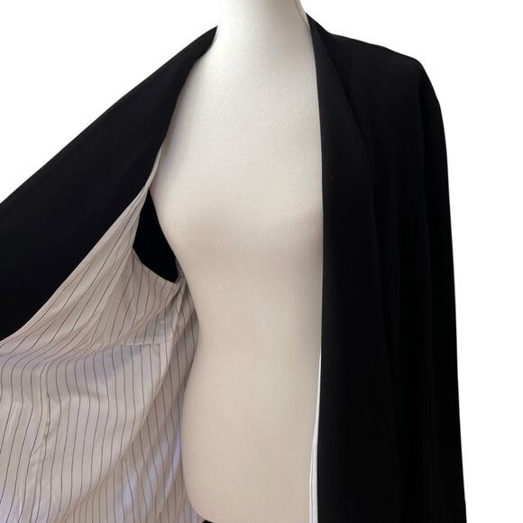 Torrid Jacket 2X Blazer Shacket Plus Black Cardigan Super Soft Ponte Coatigan - Picture 2 of 8